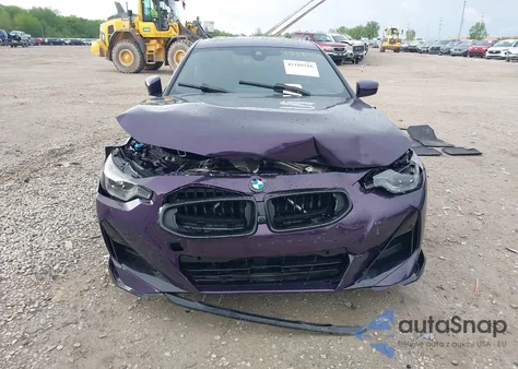 2025 BMW 230 I xDrive из США, поврежденный, VIN 3MW33CM04S8F07750
